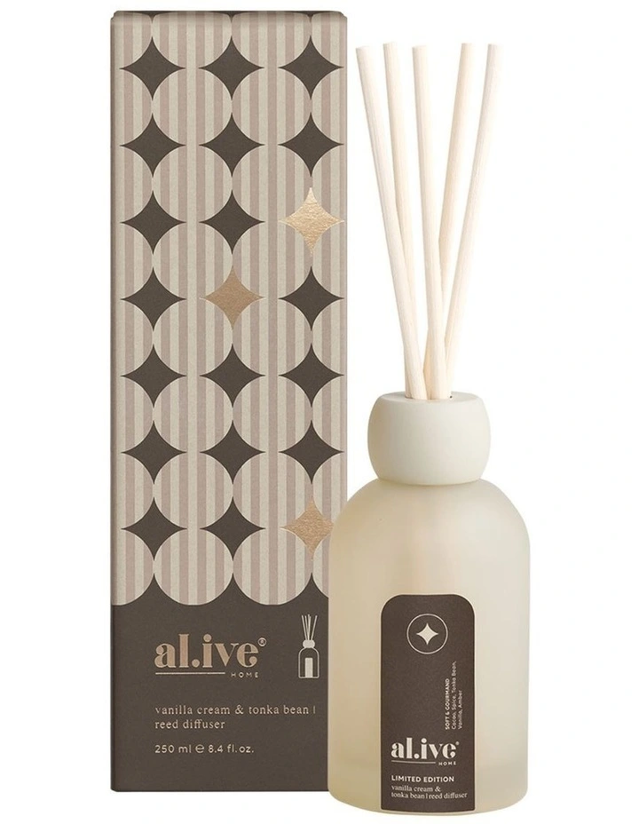 Reed Diffuser in Vanilla Cream & Tonka Bean image 1