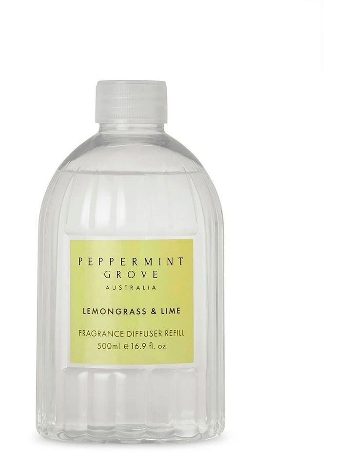 Lemongrass & Lime Fragrance Diffuser Refill 500ml image 1