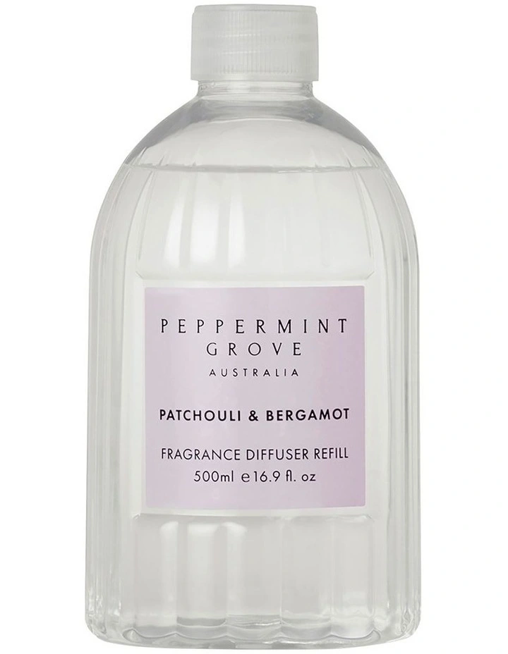 Patchouli and Bergamot Fragrance Diffuser Refill 500ml image 1