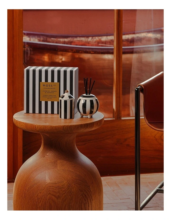 Jasmine, Amber & Saffron Mini Candle & Diffuser Gift Set image 4