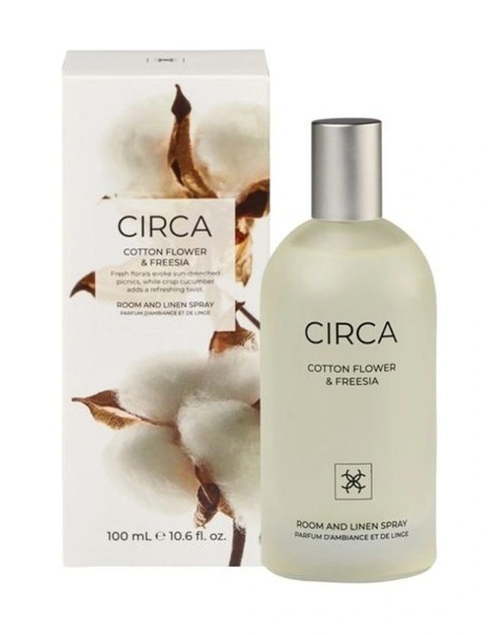 Cotton Flower and Freesia Room and Linen Spray 100ml image 1