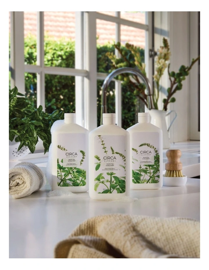 Alchemy White Tea & Wild Mint Dish Soap Refill 1000mL image 2