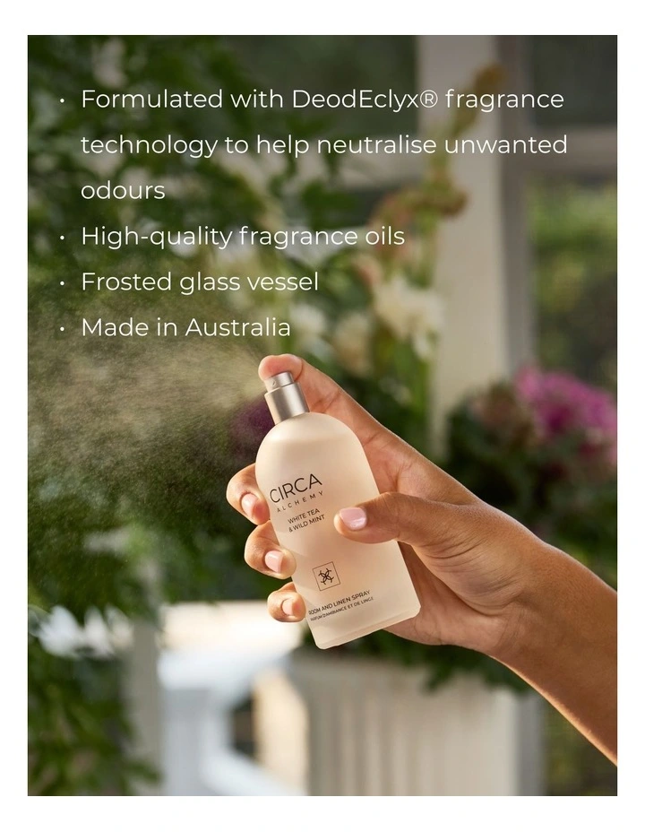 Alchemy White Tea & Wild Mint Room & Linen Spray 100mL image 4