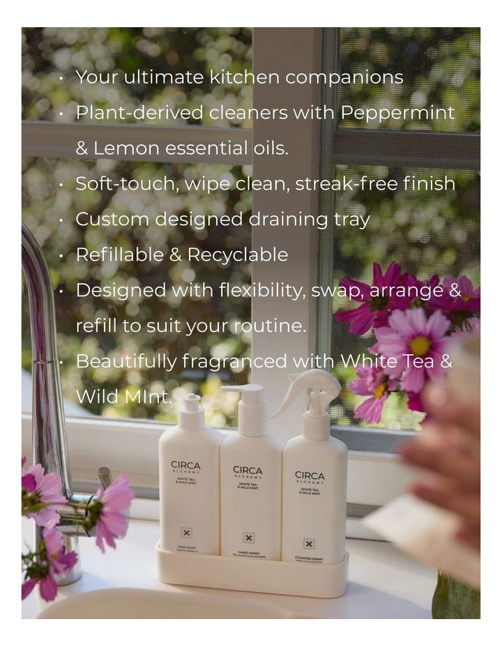 Alchemy White Tea & Wild Mint Kitchen Trio Kit 900mL image 4