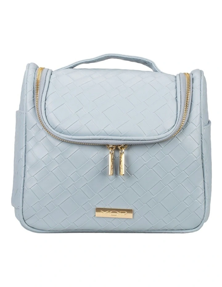 Destination Style Sardinia Travel Case in Woven Blue image 1