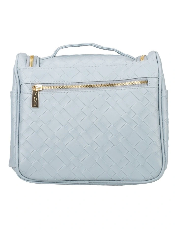 Destination Style Sardinia Travel Case in Woven Blue image 4