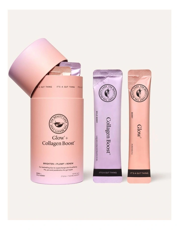 Glow + Collagen On The Go 7 x 5g + 7 x 15ml image 1