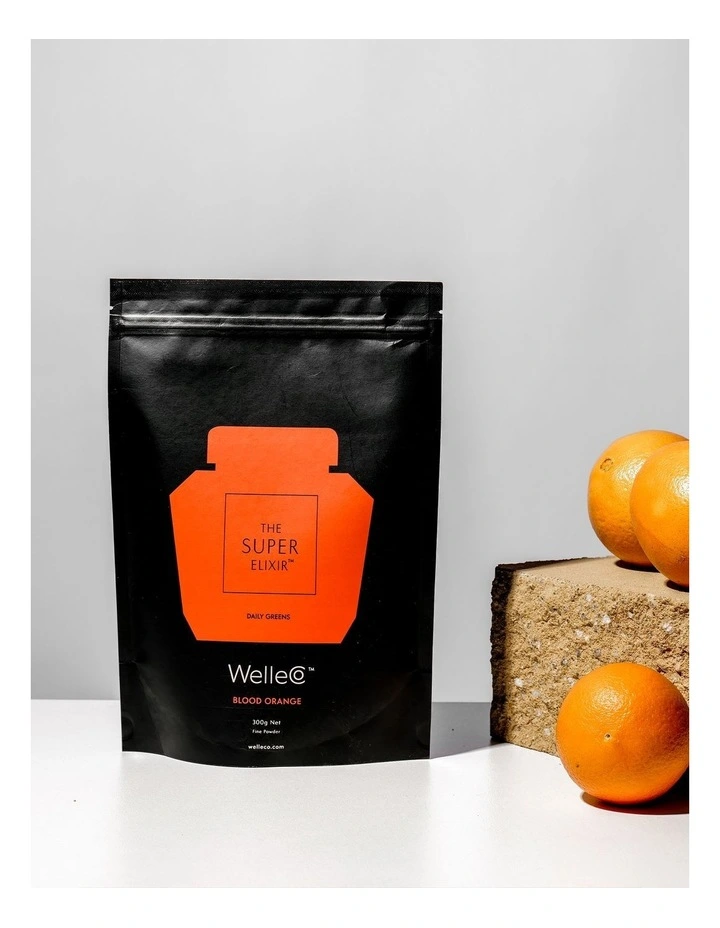 WelleCo The Super Elixir Blood Orange Supplement Refill Pack 300g | MYER