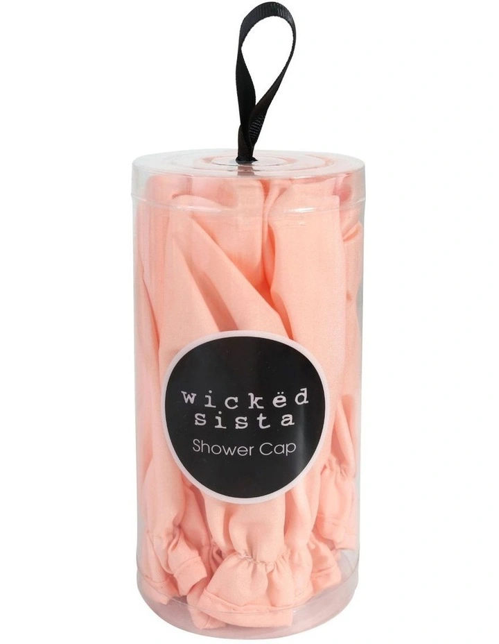 Shower Cap Gift Cylinder in Blush Pink image 1