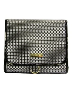Destination Style London Hanging Fold-Out Bag in Black
