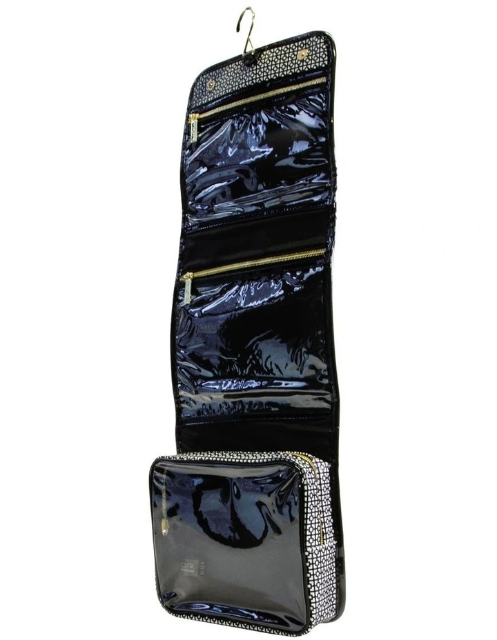 Destination Style London Hanging Fold-Out Bag in Black image 2