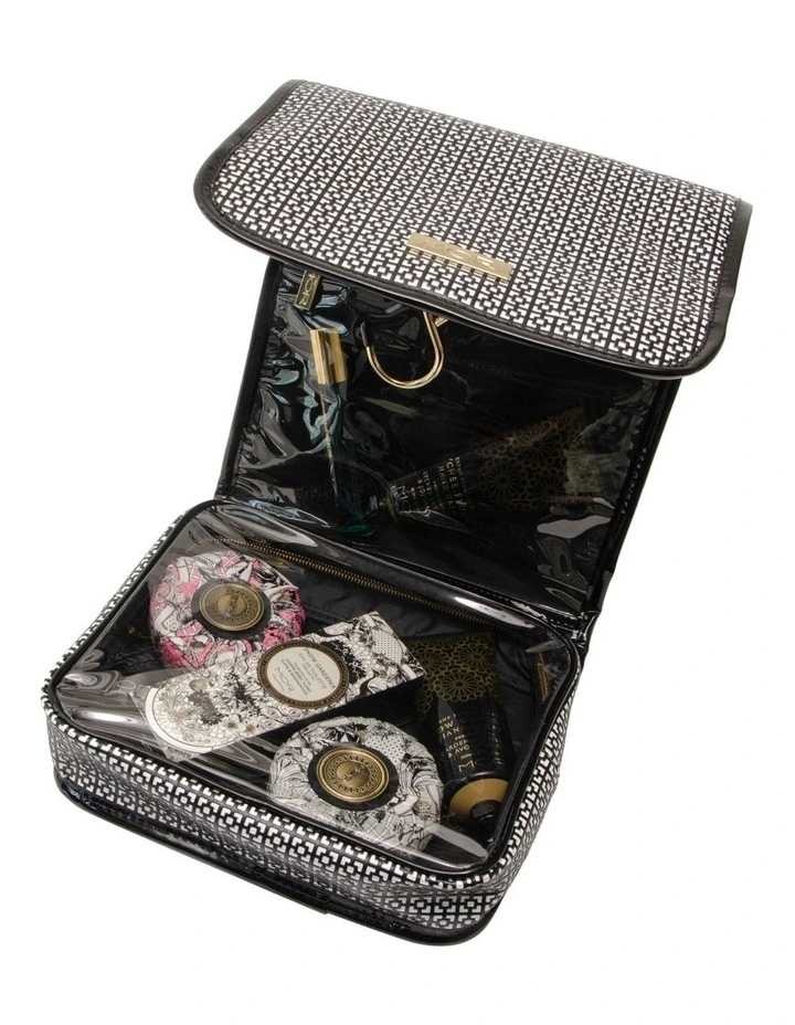 Destination Style London Hanging Fold-Out Bag in Black image 3