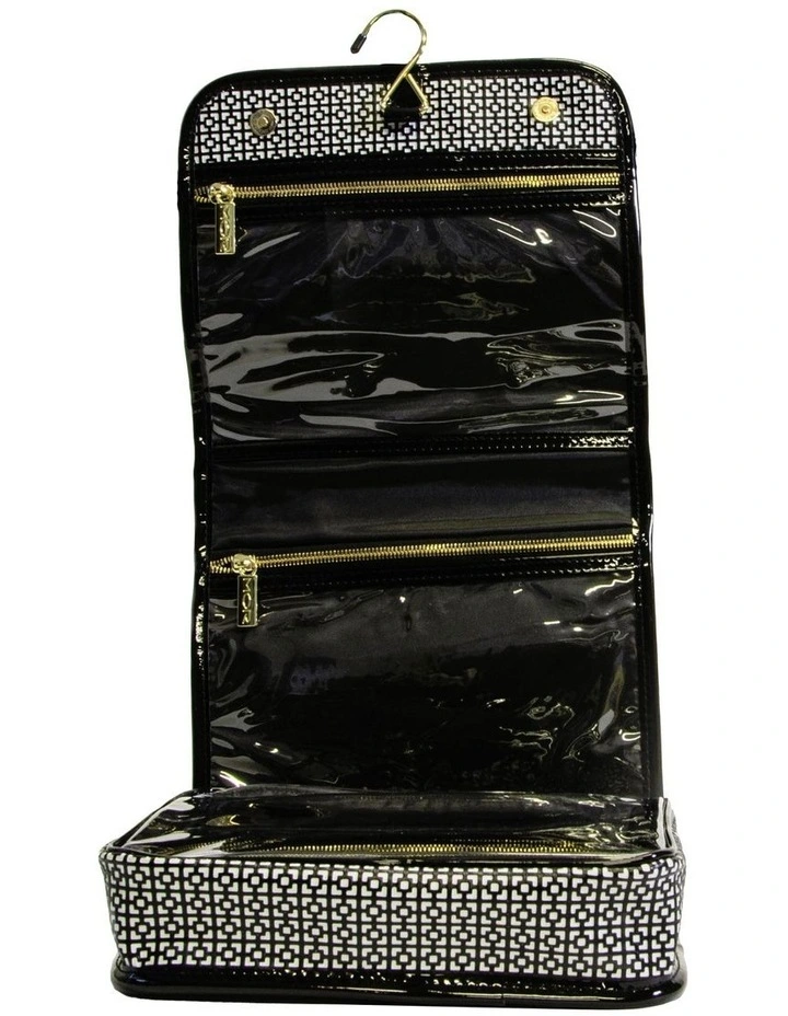 Destination Style London Hanging Fold-Out Bag in Black image 6