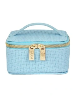 Herringbone Jewellery Cube in Bluebell