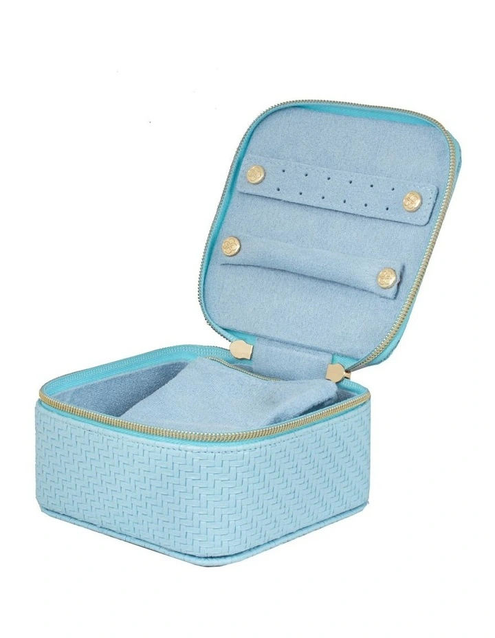 Herringbone Jewellery Cube in Bluebell image 2