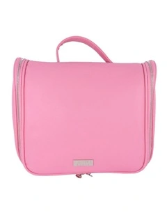 Premium Travel Bag with Hook in Peony Pink