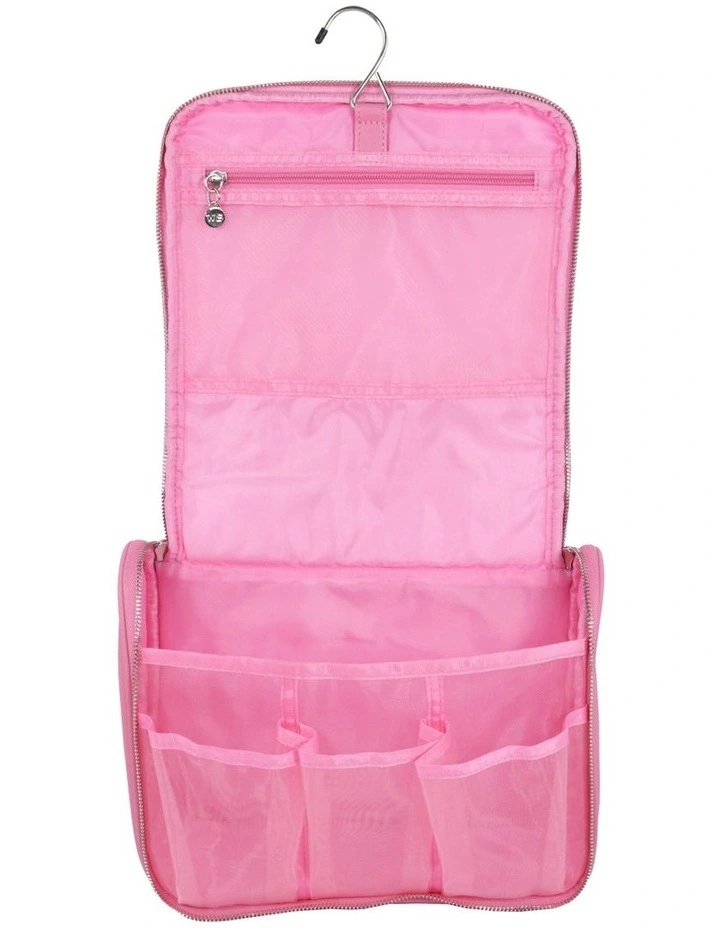 Premium Travel Bag with Hook in Peony Pink image 2