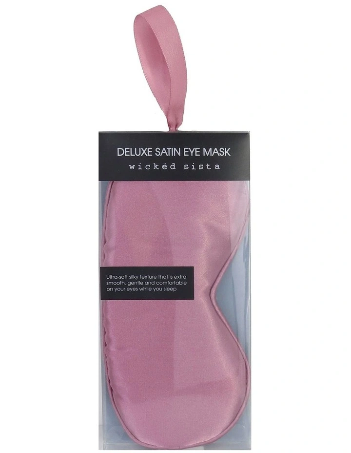 Deluxe Satin Eye Mask in Plum image 1