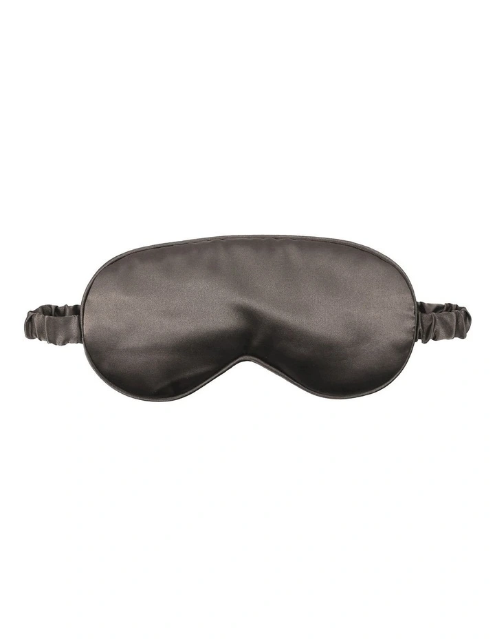 Deluxe Satin Eye Mask in Mocca image 2