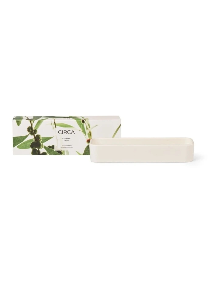 Ceramic Tray in White image 1