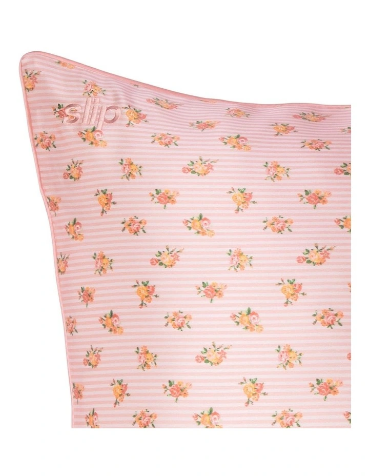 Pure Silk Queen Pillowcase in Petal image 2