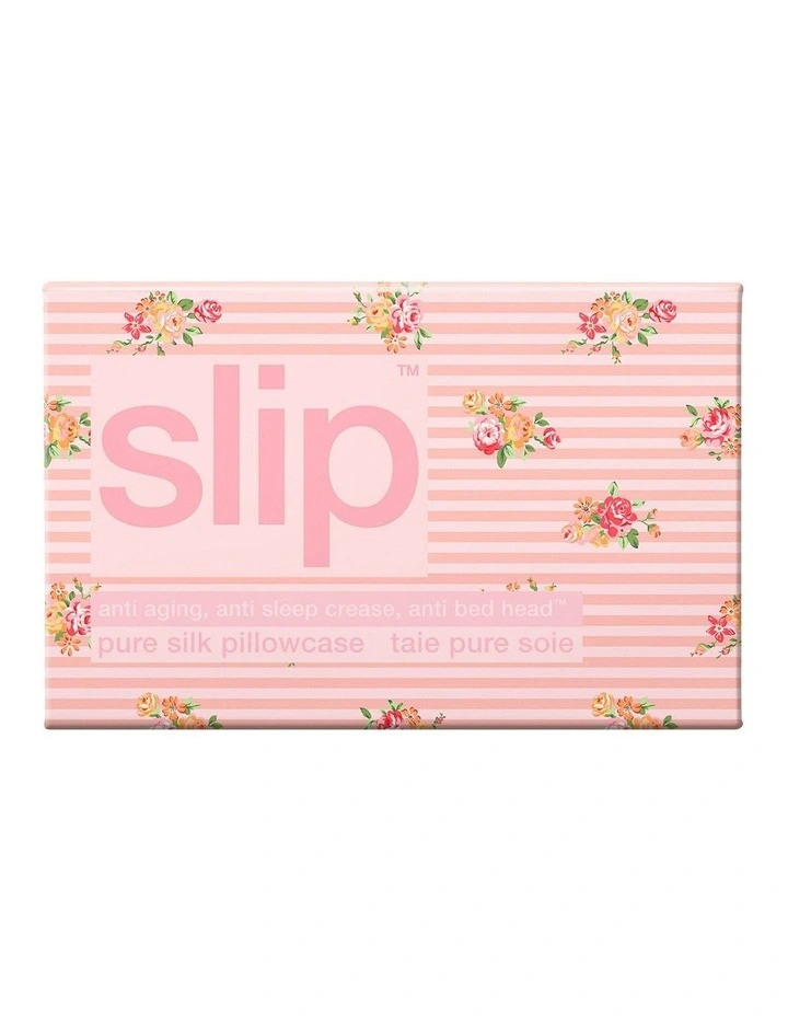 Pure Silk Queen Pillowcase in Petal image 4