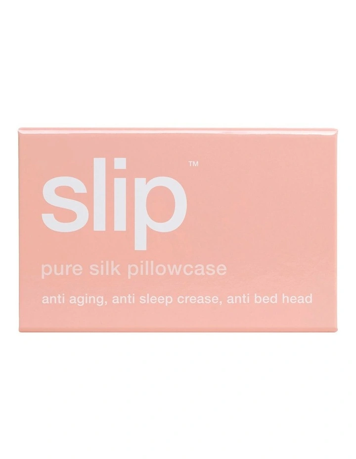 Pure Silk Queen Pillowcase in Pink image 4