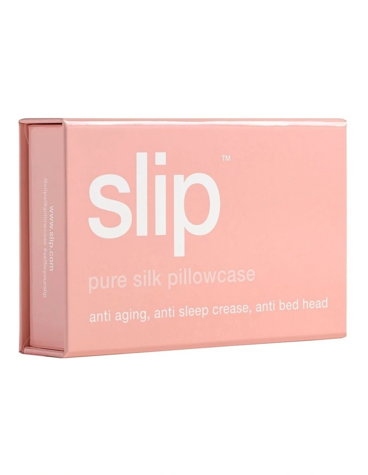 Pure Silk Queen Pillowcase in Pink image 5