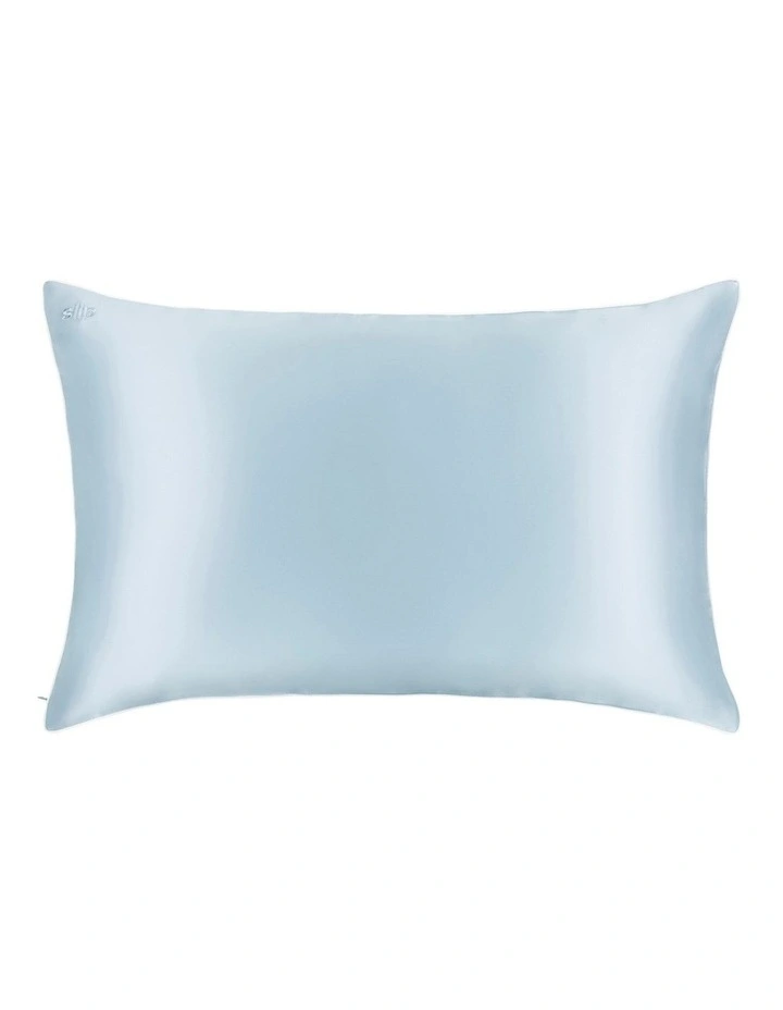 Pure Silk Queen Pillowcase in Seabreeze image 2