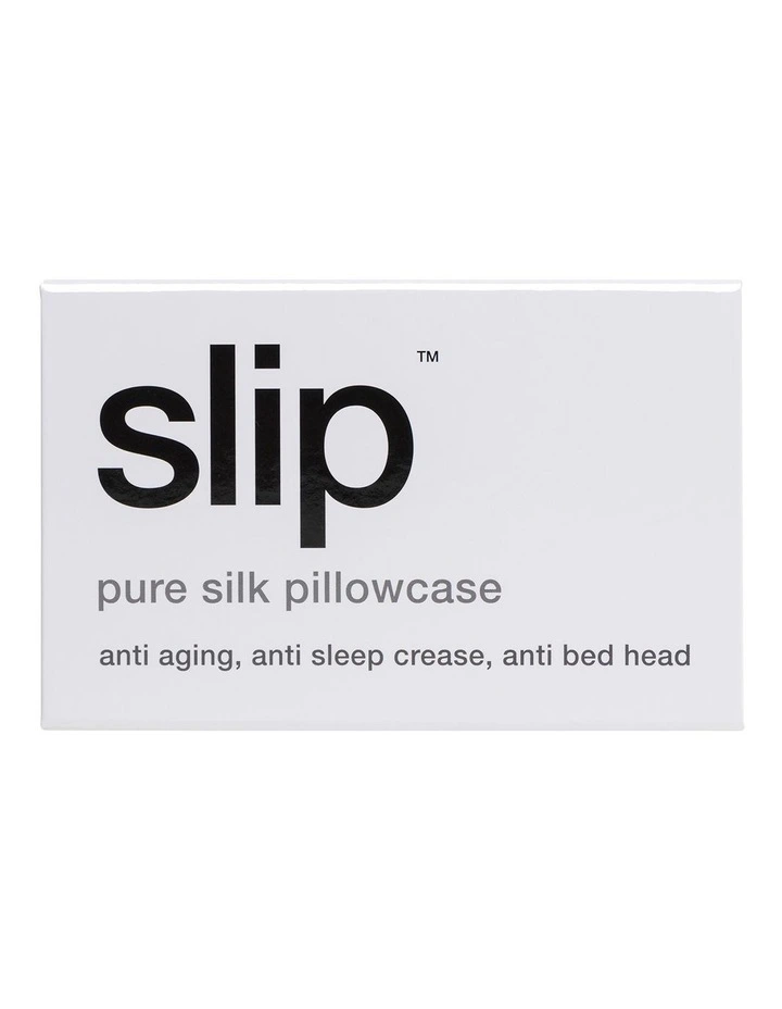 Pure Silk Queen Pillowcase in White image 4