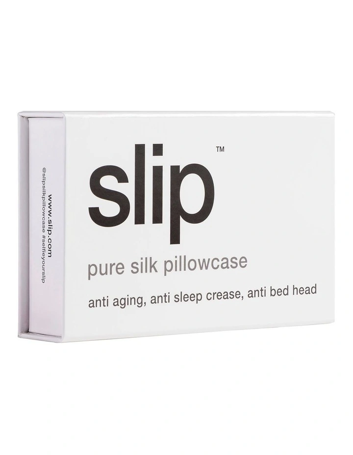 Pure Silk Queen Pillowcase in White image 6