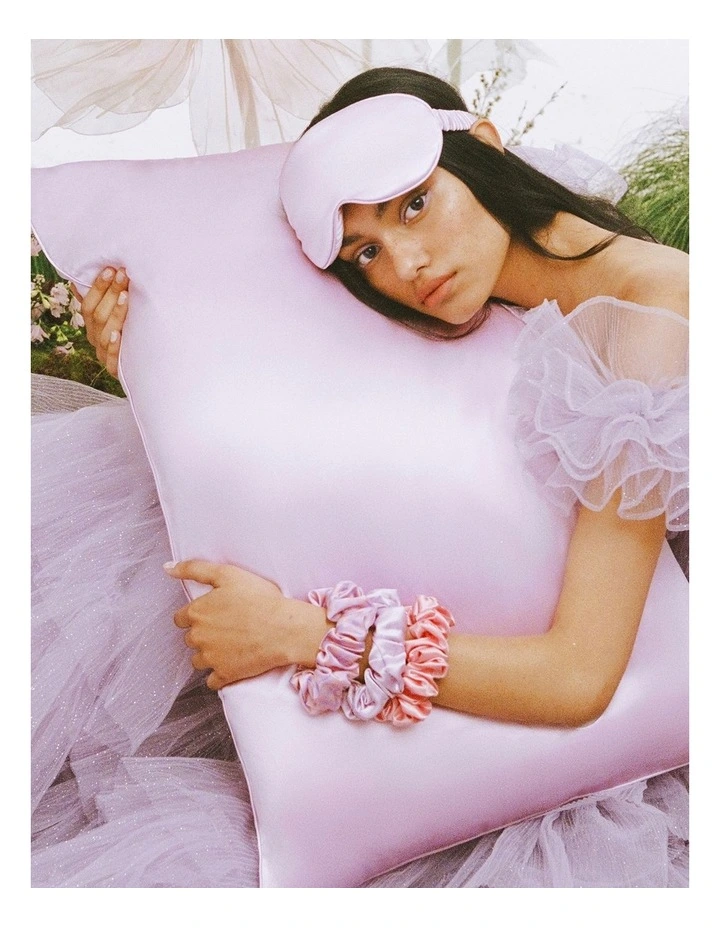 Pure Silk Queen Pillowcase in Wildflower image 5