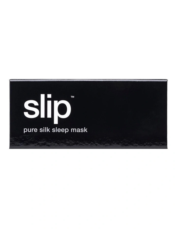 Pure Silk Sleep Mask in Black image 4