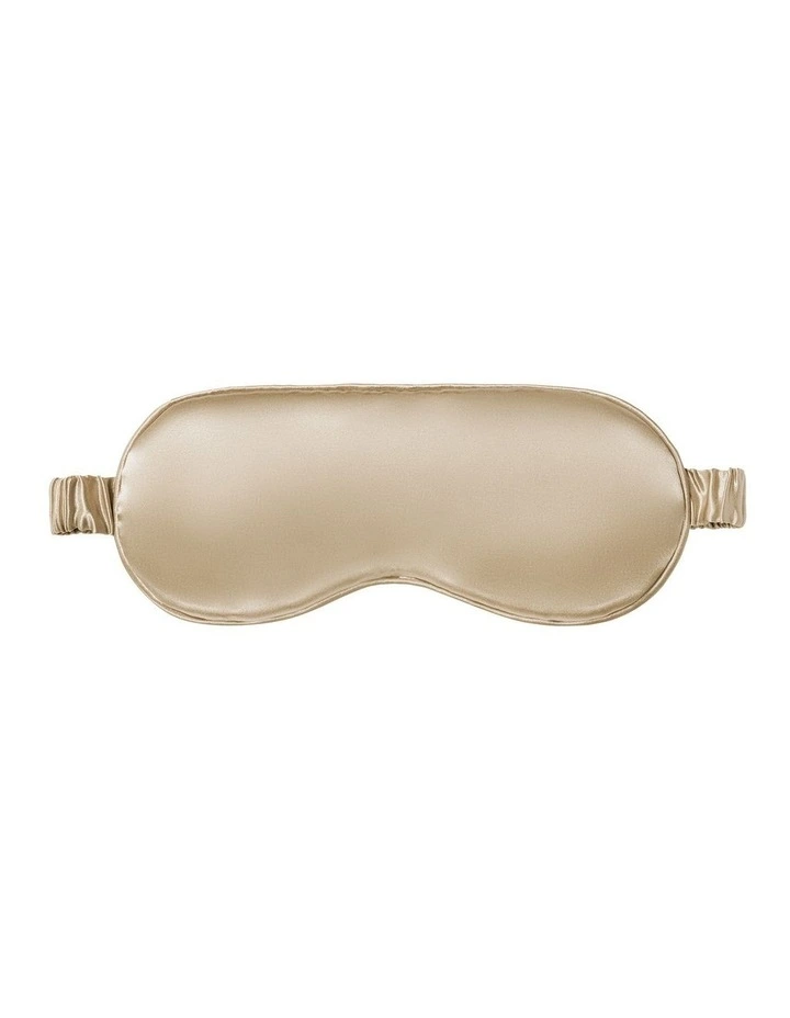 Pure Silk Sleep Mask in Caramel image 2