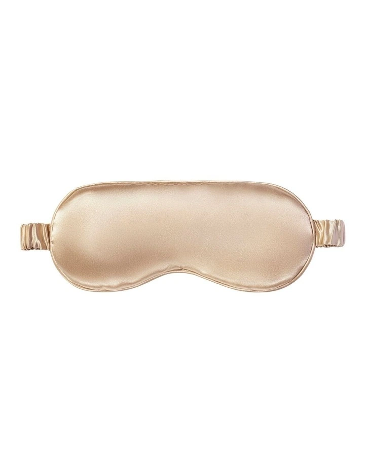Pure Silk Sleep Mask in Caramel image 2