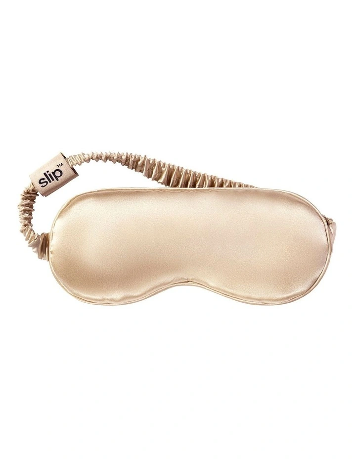 Pure Silk Sleep Mask in Caramel image 4