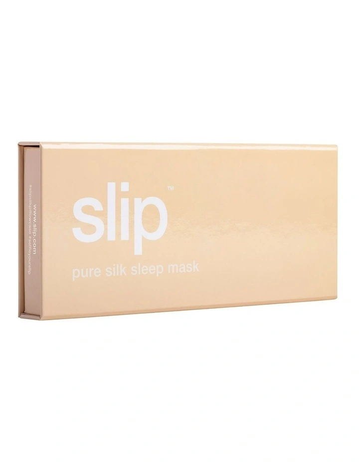 Pure Silk Sleep Mask in Caramel image 5