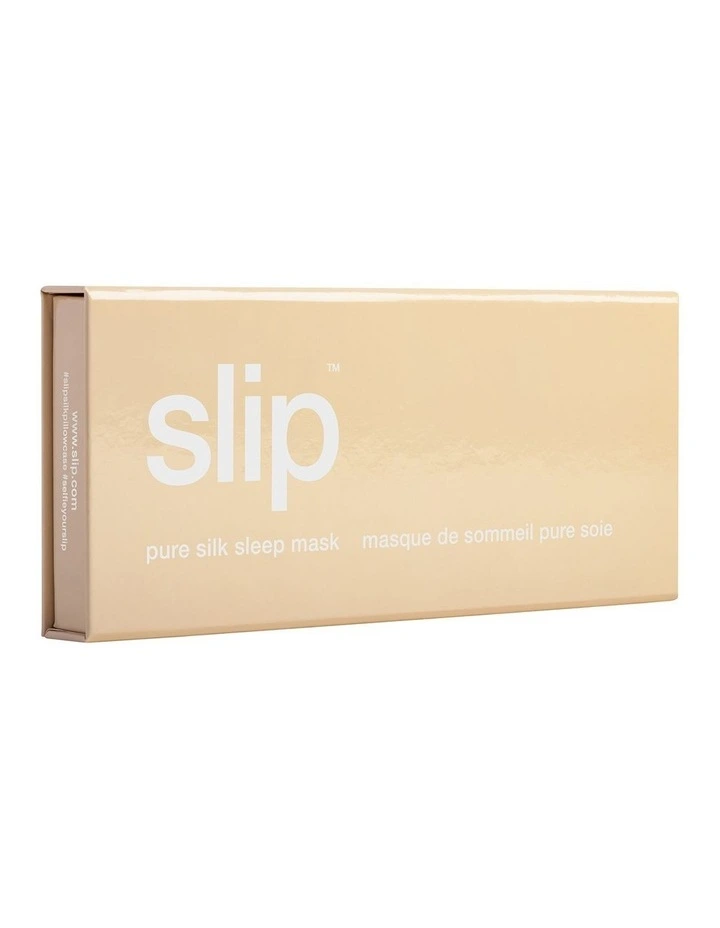 Pure Silk Sleep Mask in Caramel image 6