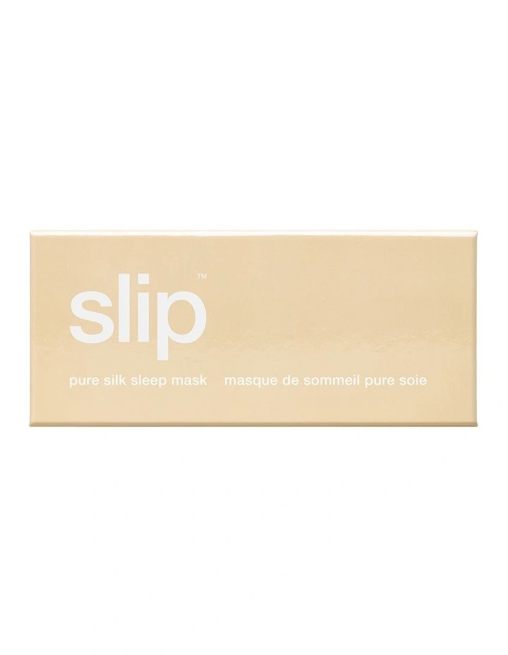 Pure Silk Sleep Mask in Caramel image 7