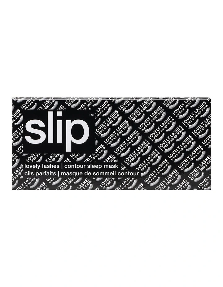Pure Silk Contour Sleep Mask in Black image 7