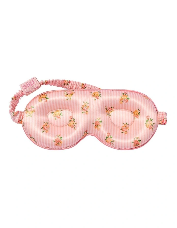 Pure Silk Contour Sleep Mask in Petal image 2