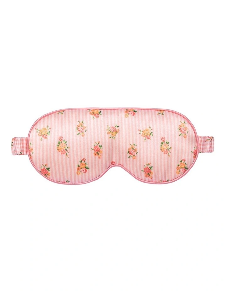 Pure Silk Contour Sleep Mask in Petal image 4