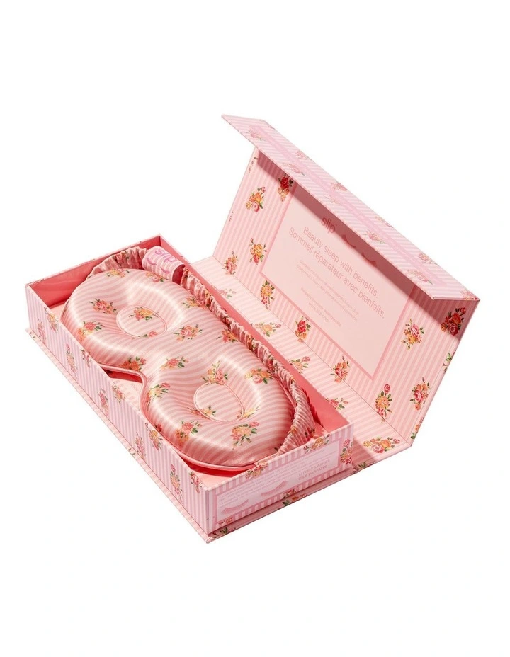 Pure Silk Contour Sleep Mask in Petal image 5