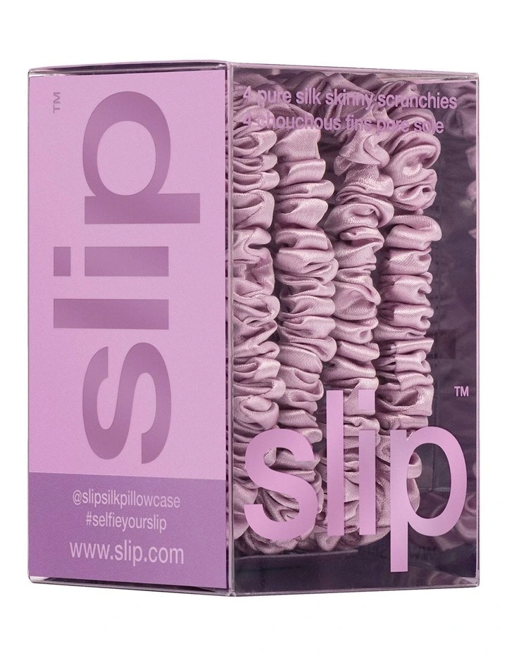 Pure Silk Skinny Scrunchies in Wildflower image 5