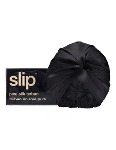 Pure Silk Turban in Black