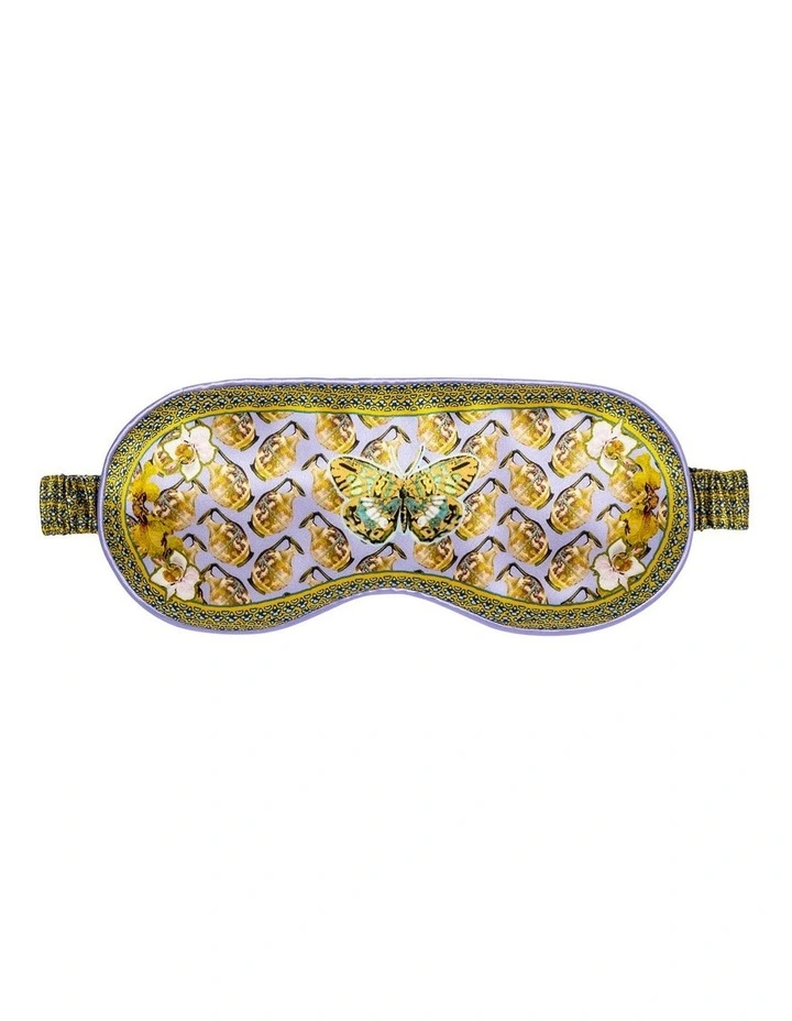 Pure Silk Sleep Mask in Zodiac Aquarius image 2