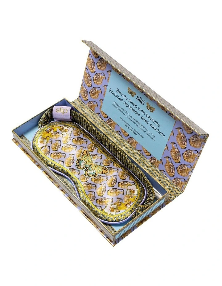 Pure Silk Sleep Mask in Zodiac Aquarius image 5