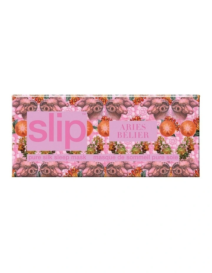 Pure Silk Sleep Mask in Zodiac Aries image 3