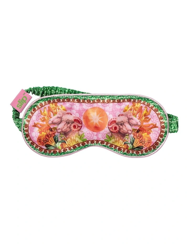 Pure Silk Sleep Mask in Zodiac Aries image 4