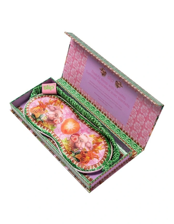 Pure Silk Sleep Mask in Zodiac Aries image 5